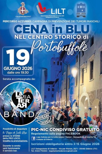 CENA IN BLU - 19 GIUGNO 2026 ORE 19:30