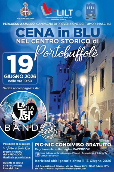 cena in blu 2026 locandina